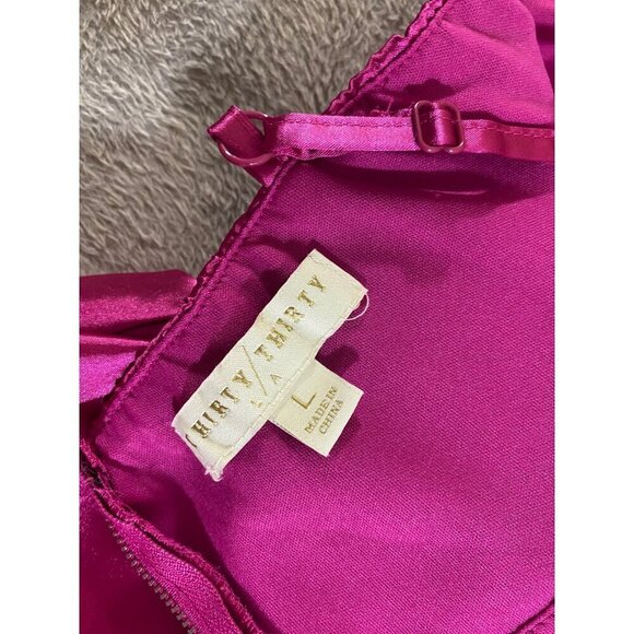 Thirty Thirty Juniors Womens Pink Crop Tank Top - Large - Picture 11 of 12